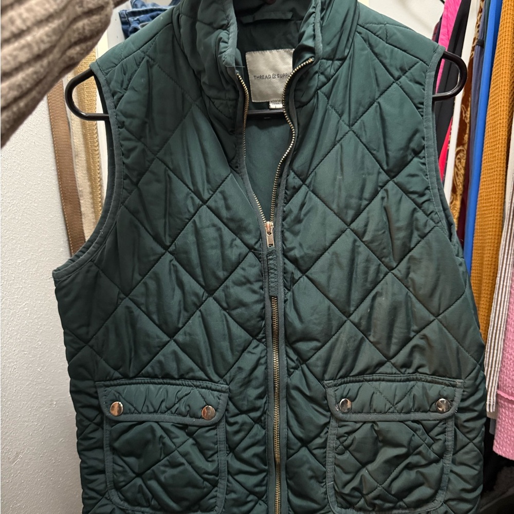 Thread & Supply Forest Quilted Vest